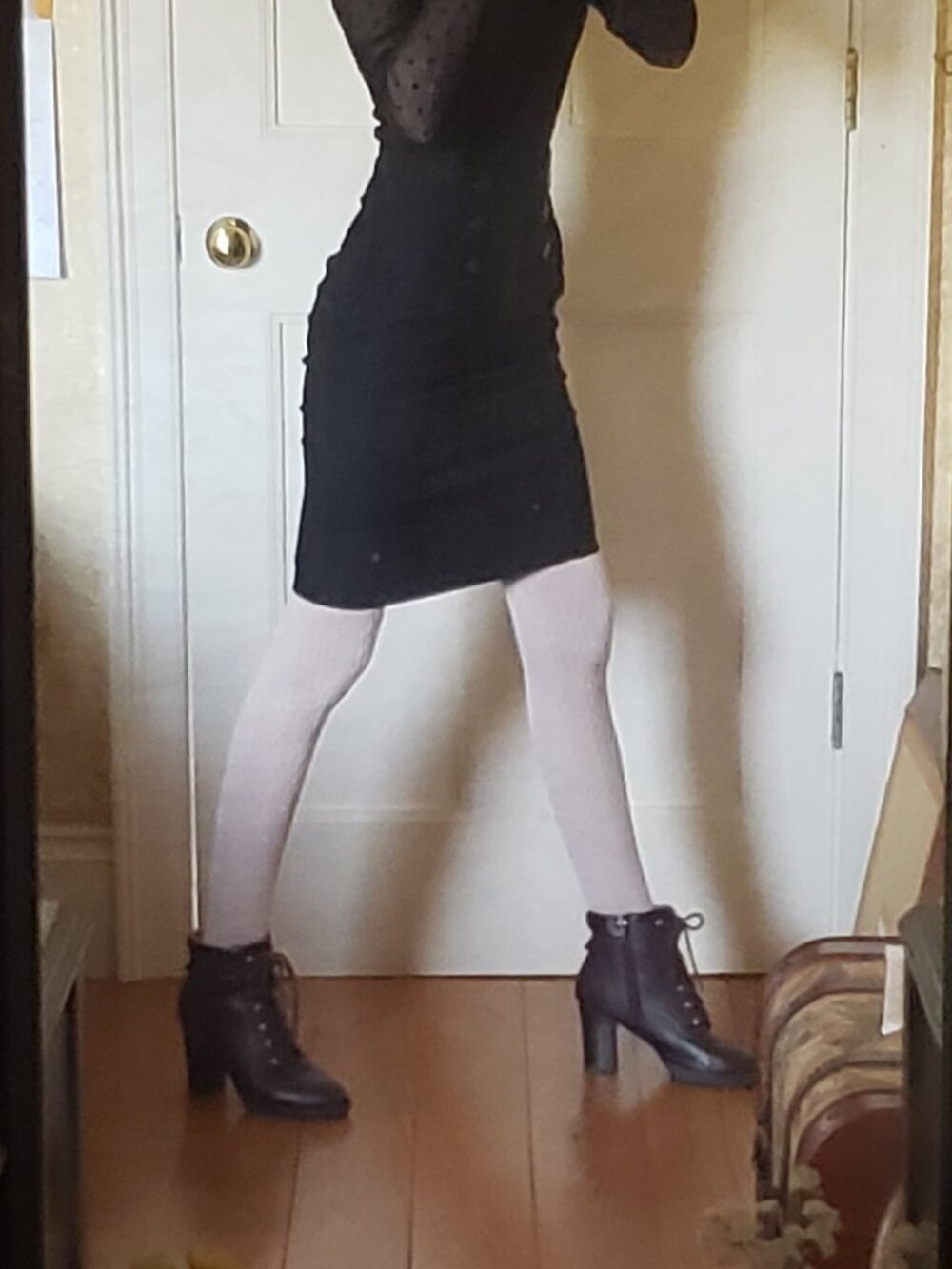 Retro Style Black Bodycon Pencil skirt Size 0 - Picture 11 of 12